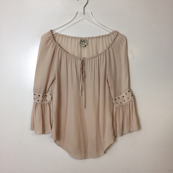 Haute Hippie Peasant Blouse. Size XS - Picture 1 of 5